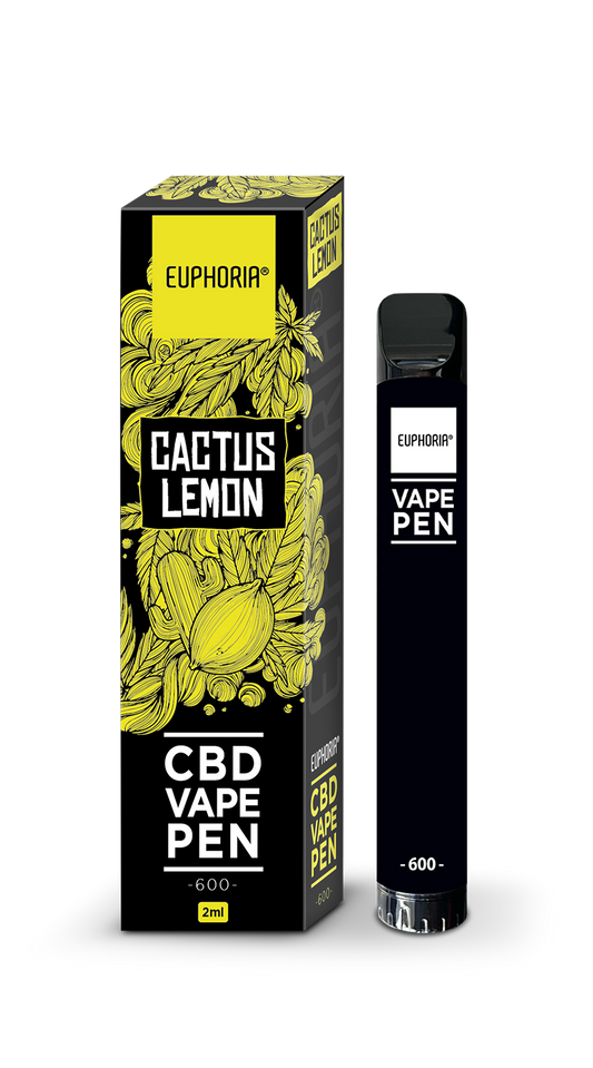 CBD Engångs Vape Pen Cactus Lemon 2ml